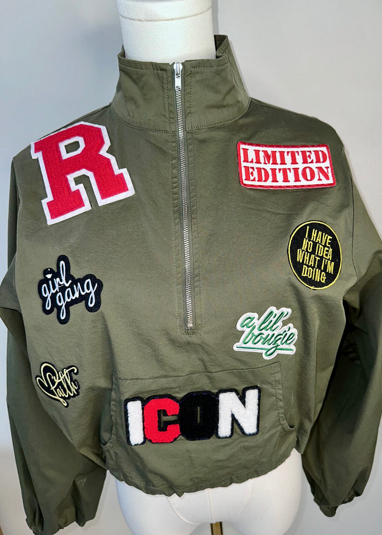 RR ICON CUSTOM PULL-OVER JACKET
