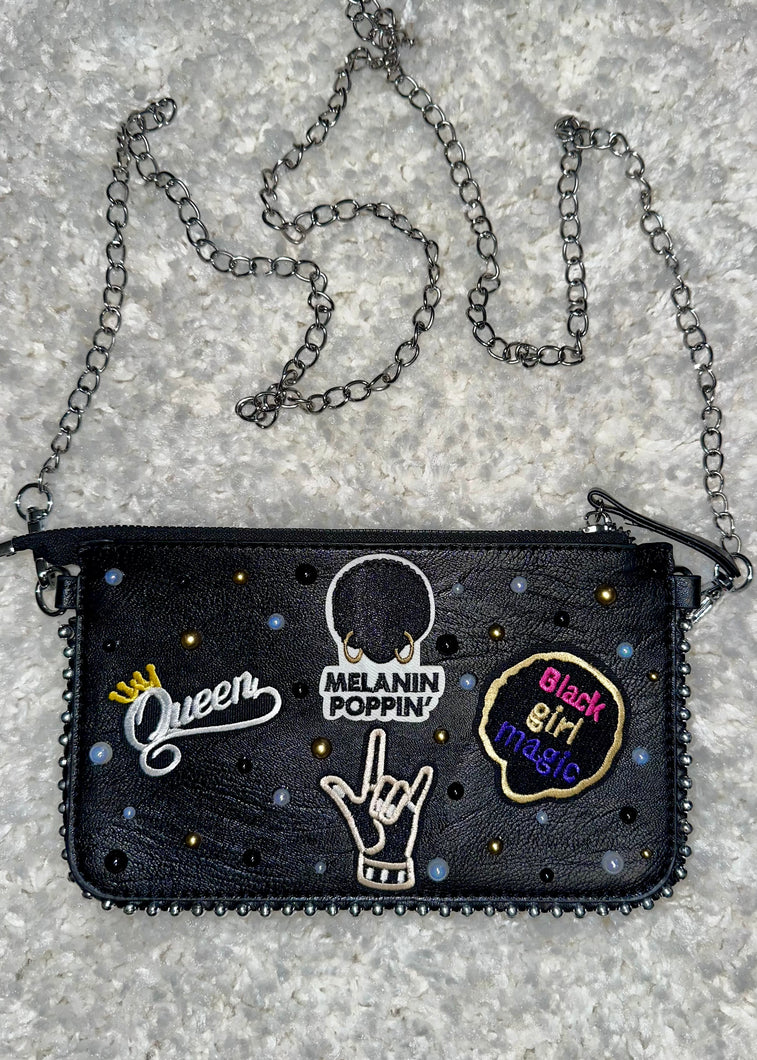 RR CUSTOM BLACK GIRL ROCK CROSS-BODY BAG