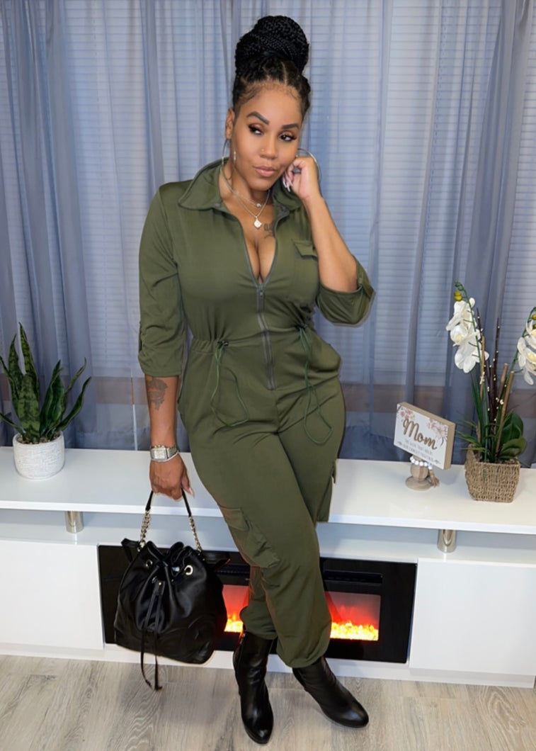 MEG JUMPSUIT (OLIVE)