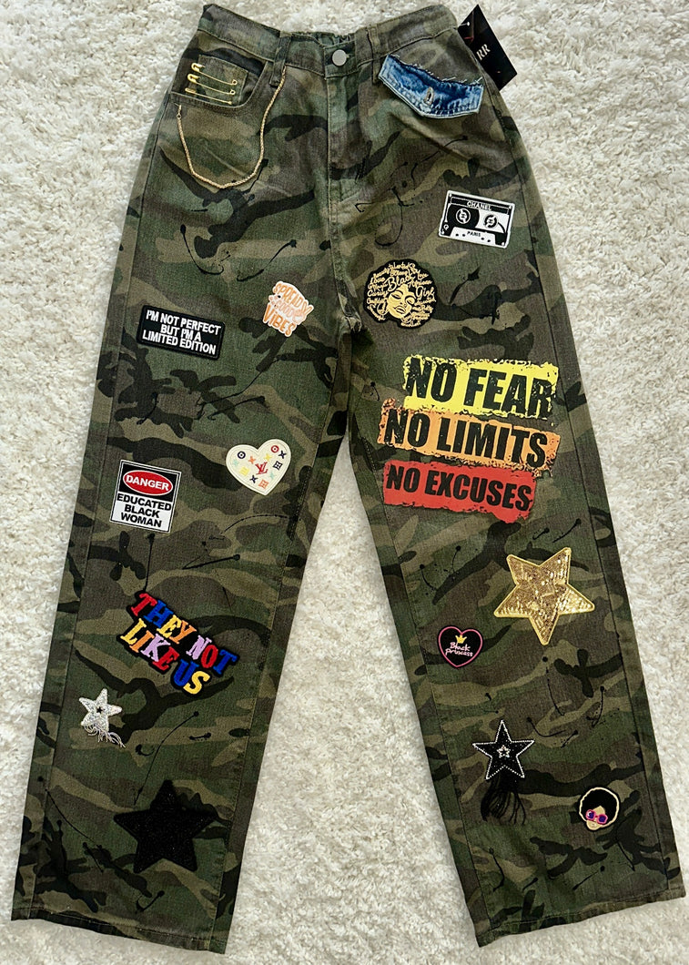 CUSTOM RR ARMY DESIGNER PANTS