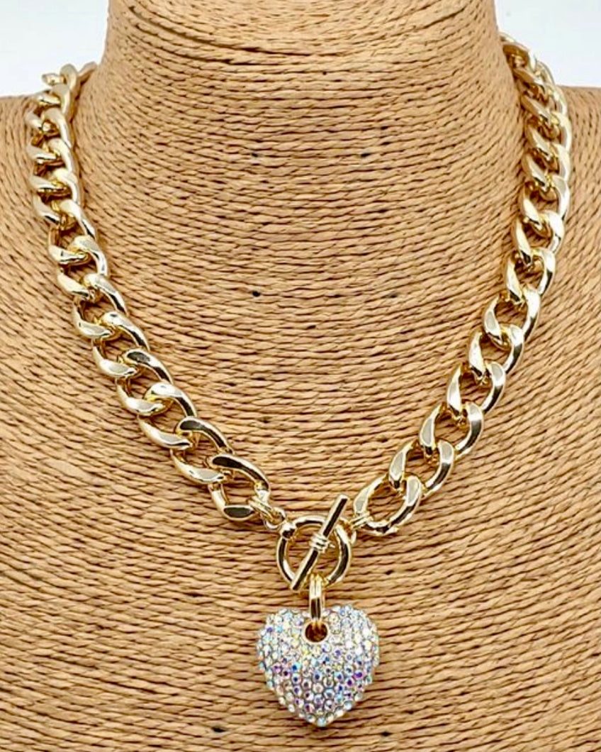 HEART CHAIN (GOLD)